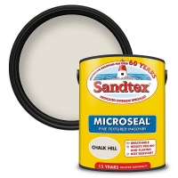 Homebase Water Based Sandtex® Textured Masonry Paint Chalk Hill - 5L
