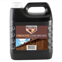Homebase Oil Bartoline Wood Treatment Dark Brown Creocote - 4L