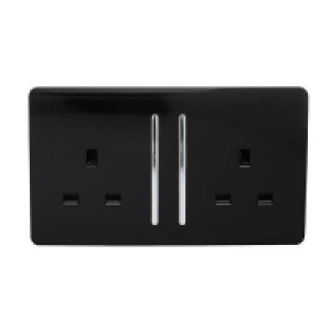 Trendi Switch 2 Gang 13 amp long switched Plug Socket in Scr £11.95