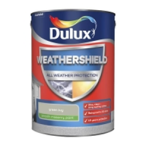 Homebase Weathershield Dulux Weathershield All Weather Smooth Masonry Paint - Green