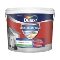 Homebase Weathershield Dulux Weathershield All Weather Smooth Masonry Paint - Pure 