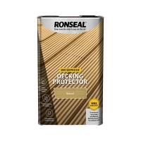 Homebase Water Based Ronseal Decking Protector Natural - 5L