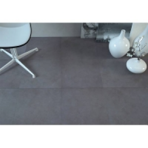 Homebase Ceramic Oast Anthracite Floor Tile - 450 x 450mm