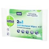 Ocado  Dettol 2in1 Anti-Bacterial Wipes for Hands & Surfaces