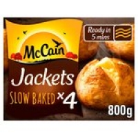 Morrisons  Mccain Frozen Baked Jacket Potatoes 4 Pack