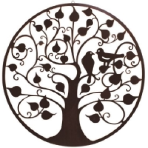 My Botanical Garden Iron Wall Decoration Birds In Tree - L £36.99