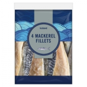 Iceland  Iceland 4 Mackerel Fillets 400g