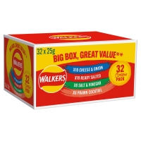 Iceland  Walkers Classic Variety Crisps Box 32x25g