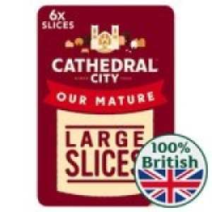 Cathedral City 6 Slices Mature Cheese £2.29