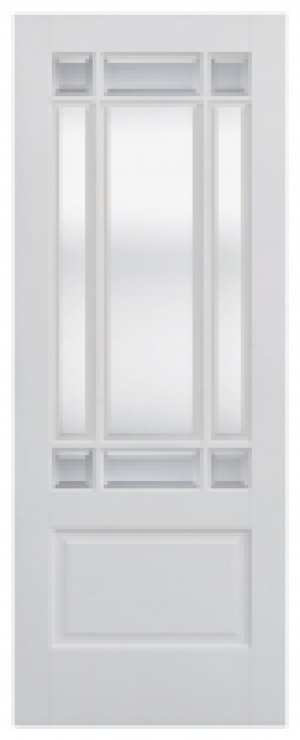 LPD Internal Downham 9 Lite Glazed Primed White Solid Core D