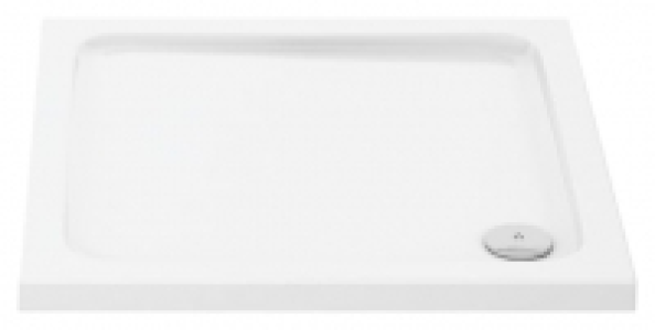 Wickes  Wickes 45mm Cast Stone Square Shower Tray - 800 x 800mm