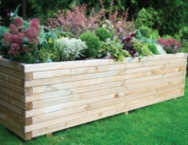 Forest Garden Lomello Planter Natural - 500 x 500mm