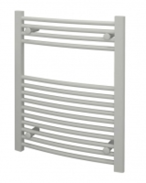 Kudox Curved Towel Radiator - White 600 x 750 mm
