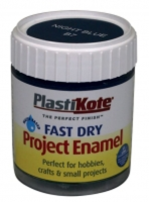 Wickes  Plastikote Fast Dry Brush On Enamel - Night Blue 59ml