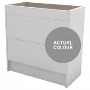 Wickes  Duarti By Calypso Cascade 800mm Slimline 2 Drawer Floor Stan