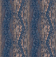 Wickes  Boutique Vermeil Stripe Blue Decorative Wallpaper - 10m