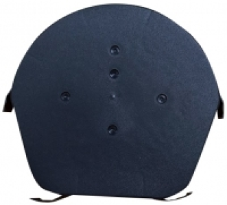 Wickes  Easy-Trim Verge U Half Round Ridge Cap Black