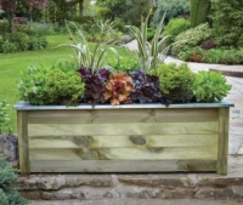 Wickes  Forest Garden Cambridge Planter - 500mm x 1.5m