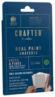 Wickes  CRAFTED by Crown Flat Matt Real Paint Swatch - Grey & Pink -