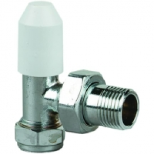 Primaflow 15mm Thermostatic Radiator Valve Lockshield - Whit £5.50