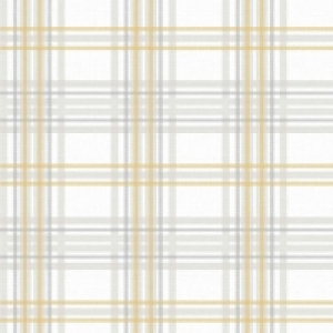 Wickes  Superfresco Yellow Easy Country Tartan Wallpaper - 10m