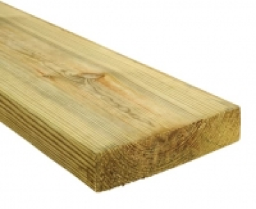 Wickes Treated Kiln Dried C24 Regularised Timber - 45 x 195