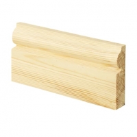 Wickes  Wickes Torus Pine Architrave - 19mm x 69mm x 2.1m Pack of 5