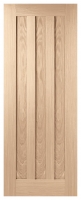 Wickes  LPD Internal Idaho 3 Panel Unfinished Solid Oak Core Door - 