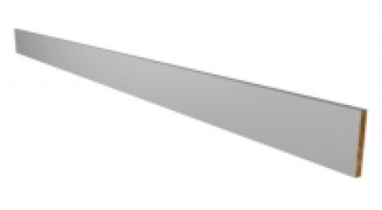 Wickes Orlando/Madison Grey Gloss Continuous Plinth - 2.6m