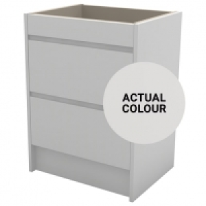 Wickes  Duarti By Calypso Beaufort 600mm Full Depth 2 Drawer Floor S