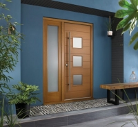 Wickes  JCI Ultimate Door Frame with 610 mm Side Light Oak - 2079 x 