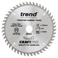 Wickes  Trend CSB/16048 48 Teeth Fine Cut Craft Plunge or Circular S
