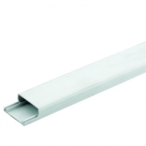 Wickes Mini Trunking - White 38 x 16mm x 2m