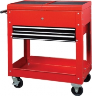 Hilka Tools and Parts Trolley - Red