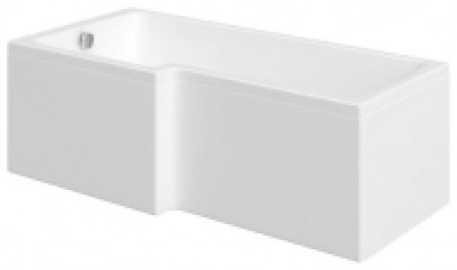 Wickes Veroli L-Shaped Reinforced Left Hand Shower Bath - 17