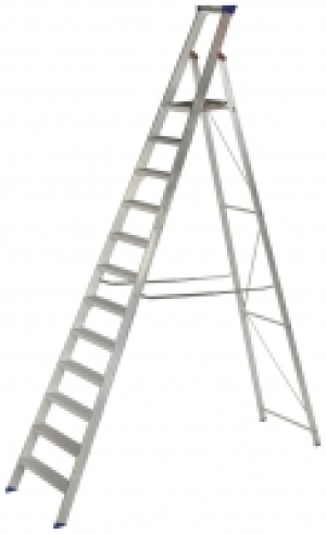 Wickes  Werner MasterTrade 12 Tread Aluminium Platform Stepladder