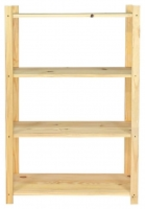 4 Tier Pine Shelf Unit 800mm £27.00