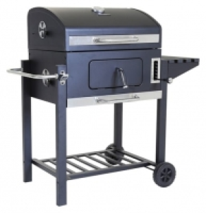 Wickes  Charles Bentley American Grill Steel Charcoal BBQ - Black