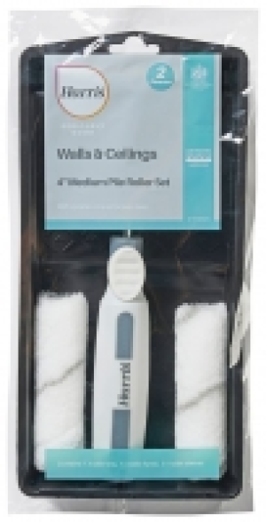 Harris Seriously Good Walls & Ceilings Paint Roller Set - 4i