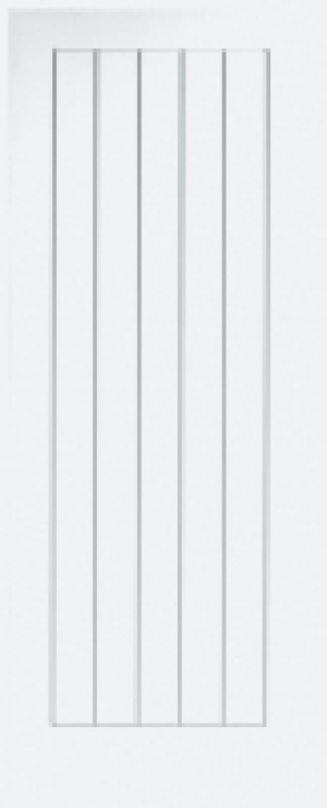 Wickes Geneva White Grained Moulded Cottage FD30 Internal Fi