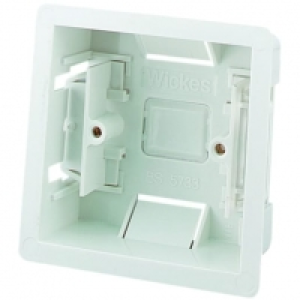 Wickes  Wickes 1 Gang Dry Lining Box - White