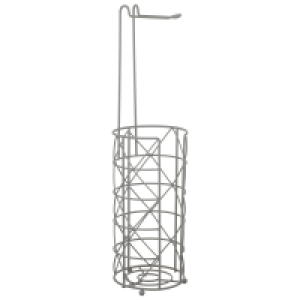 Geo Toilet Roll Holder - Grey