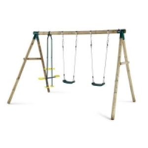 Plum Colobus Wooden Swing Set &pound;217.50
