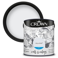 Homebase Crown Crown Breatheasy Standard Clay White - Matt Emulsion Paint -