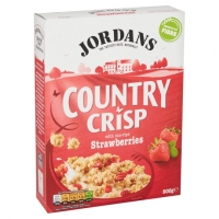 Tesco  Jordans Country Crisp & Strawberry 500G