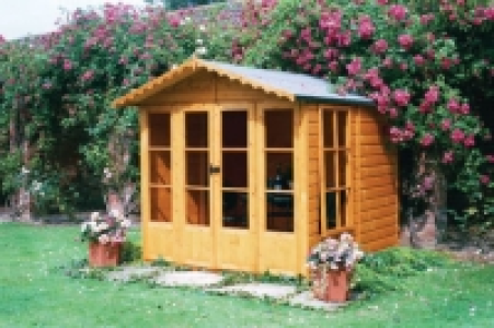 Shire Kensington 7 x 7ft Double Door Summer House including