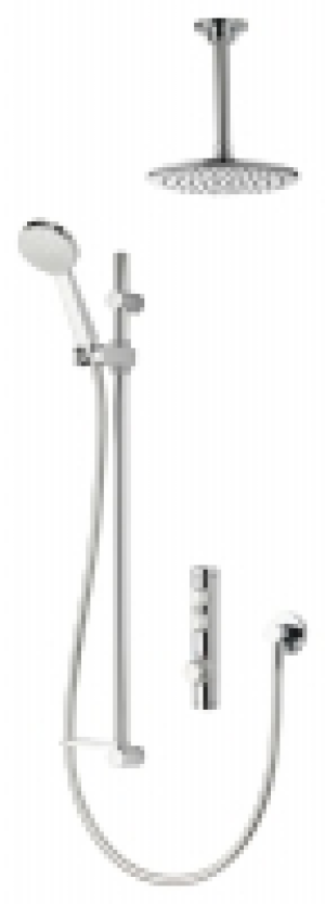 Aqualisa iSystem HP Dual Outlet Combi Digital Concealed Show