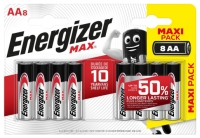 Wickes  Energizer Max AA Batteries - Pack of 8