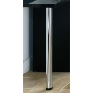 Wickes  Wickes Breakfast Bar Worktop Support Leg - Chrome 870mm