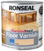 Wickes  Ronseal Diamond Hard Floor Varnish - Clear Satin 2.5L